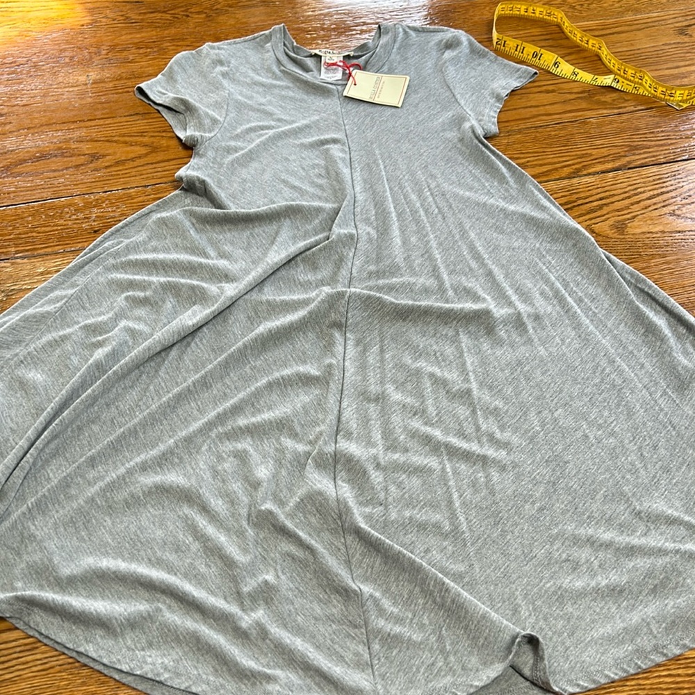 Rolla Coster gray fit and flare dress. New with tags. Solid gray in size medium.